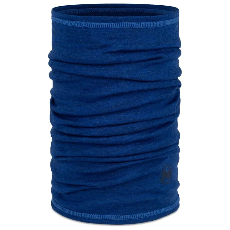 Halswärmer Buff ---Merino Lightweight Youth Neckwear Solid Cobalt